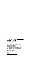 Предварительный просмотр 102 страницы Hioki 9593-01 Instruction Manual