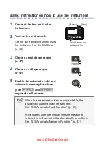 Предварительный просмотр 4 страницы Hioki BT3554-50 Instruction Manual