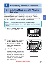 Предварительный просмотр 51 страницы Hioki BT3554-50 Instruction Manual