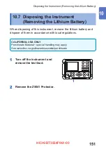 Предварительный просмотр 165 страницы Hioki BT3554-50 Instruction Manual