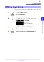 Preview for 81 page of Hioki BT3562 Instruction Manual