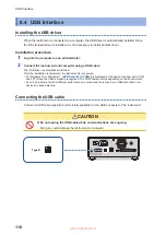 Предварительный просмотр 110 страницы Hioki BT5525 Instruction Manual