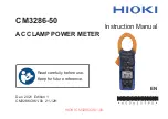 Preview for 1 page of Hioki CM3286-50 Instruction Manual