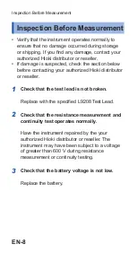 Preview for 18 page of Hioki CM3289 Instruction Manual