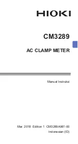 Preview for 59 page of Hioki CM3289 Instruction Manual