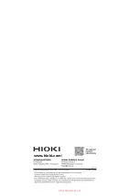 Preview for 22 page of Hioki CM4001 Instruction Manual