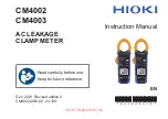 Preview for 1 page of Hioki CM4002 Instruction Manual