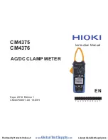 Hioki CM4375 Instruction Manual preview