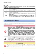 Предварительный просмотр 12 страницы Hioki CM7290 Instruction Manual