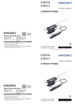 Hioki CT6710 Instruction Manual preview