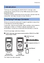 Preview for 5 page of Hioki dt4211 Instruction Manual