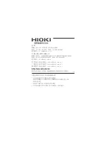 Preview for 151 page of Hioki dt4211 Instruction Manual