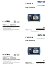 Предварительный просмотр 1 страницы Hioki FT6031-50 Instruction Manual