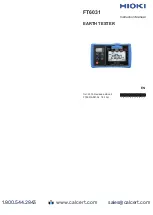 Предварительный просмотр 1 страницы Hioki FT6031 Instruction Manual