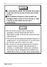 Preview for 10 page of Hioki HiTESTER 3415-02 Instruction Manual