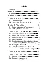 Preview for 3 page of Hioki HiTester 3443-01 Instruction Manual