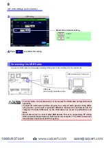 Preview for 9 page of Hioki IM7580A Series Communication Instruction Manual