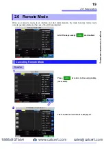 Preview for 20 page of Hioki IM7580A Series Communication Instruction Manual