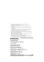 Предварительный просмотр 28 страницы Hioki IM9201 Instruction Manual