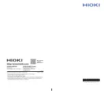 Предварительный просмотр 184 страницы Hioki IR3455 Instruction Manual