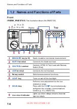 Предварительный просмотр 20 страницы Hioki IR4053 Instruction Manual