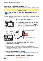 Предварительный просмотр 42 страницы Hioki IR4053 Instruction Manual