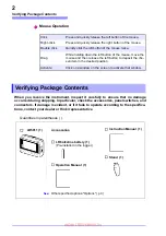 Preview for 8 page of Hioki LR5011 Instruction Manual