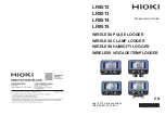 Hioki LR8410 Measurement Manual preview