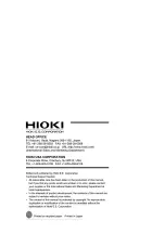 Preview for 264 page of Hioki MEMORY HiCORDER 8855 Instruction Manual