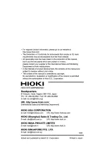 Preview for 20 page of Hioki MEMORY HiCORDER MR8870-20 Measurement Manual