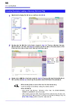 Preview for 110 page of Hioki MR8740 Instruction Manual