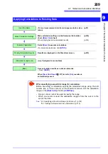 Preview for 221 page of Hioki MR8740 Instruction Manual