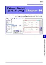 Preview for 345 page of Hioki MR8740 Instruction Manual