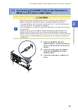 Предварительный просмотр 31 страницы Hioki RM2610 Instruction Manual