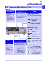 Предварительный просмотр 21 страницы Hioki RM3542 Instruction Manual