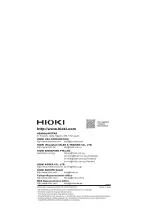 Предварительный просмотр 64 страницы Hioki SM7860 Series Instruction Manual