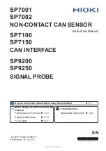 Hioki SP7001 Instruction Manual preview