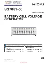 Hioki SS7081-50 Instruction Manual preview