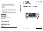 Hioki ST5520 Instruction Manual предпросмотр