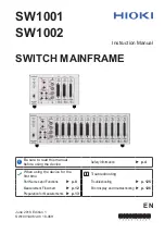 Hioki SW1001 Instruction Manual предпросмотр