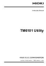 Hioki TM6101 Instruction Manual preview