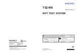 Hioki TS2400 Instruction Manual preview