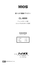 HIOS CL-9000 Manual preview