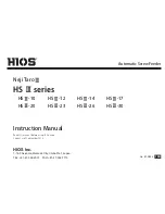 HIOS Neji Taro III HS III-10 Instruction Manual preview