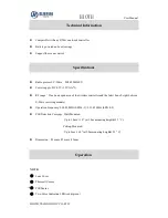 Preview for 2 page of HIOTH TECHNOLOGY CO., LTD CT-SMZW2004-ES User Manual