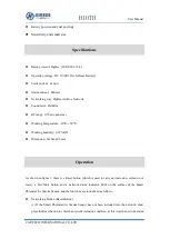 Preview for 2 page of Hioth CT-SMZB2007-HM User Manual