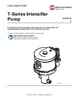 Preview for 1 page of HiP T Series Instructions - Parts Manual