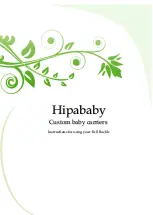 Hipababy Full Buckle Instructions Manual preview