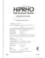 HiPRHO BY01-HBE-70 Instruction Manual preview