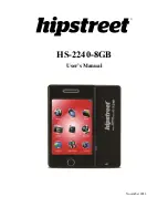 Hipstreet HS-2240-8GB User Manual preview